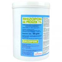 UKORZENIACZ DO ZDREWNIAYCH I Pӣ. RHIZOPON AA PROSZEK 1% - 500g